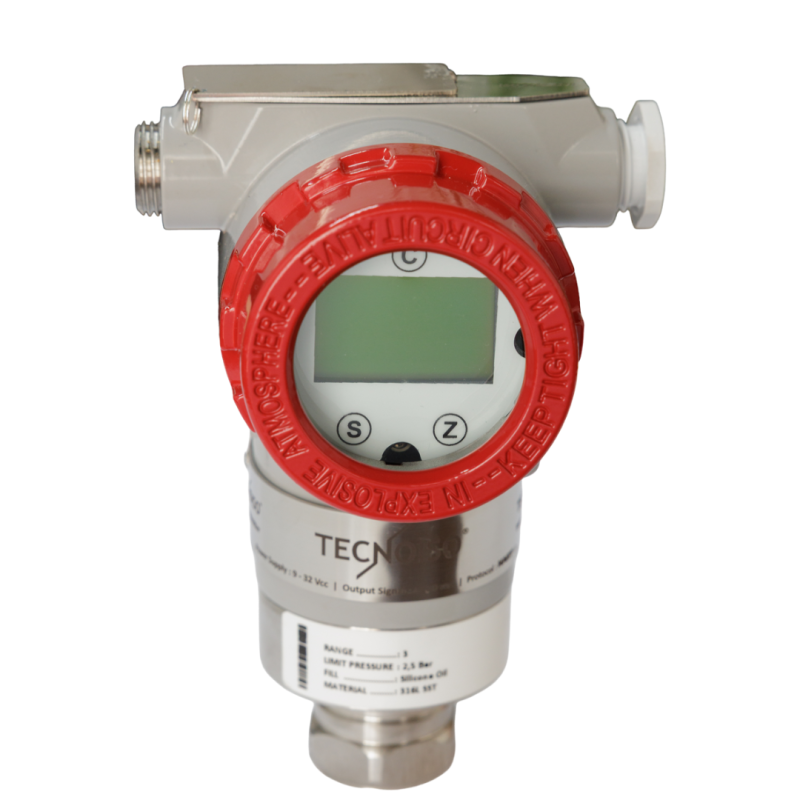 TRANSMISSOR INTELIGENTE GAUGE DE PRESSÃO E NÍVEL FLANGE TEC200-GL