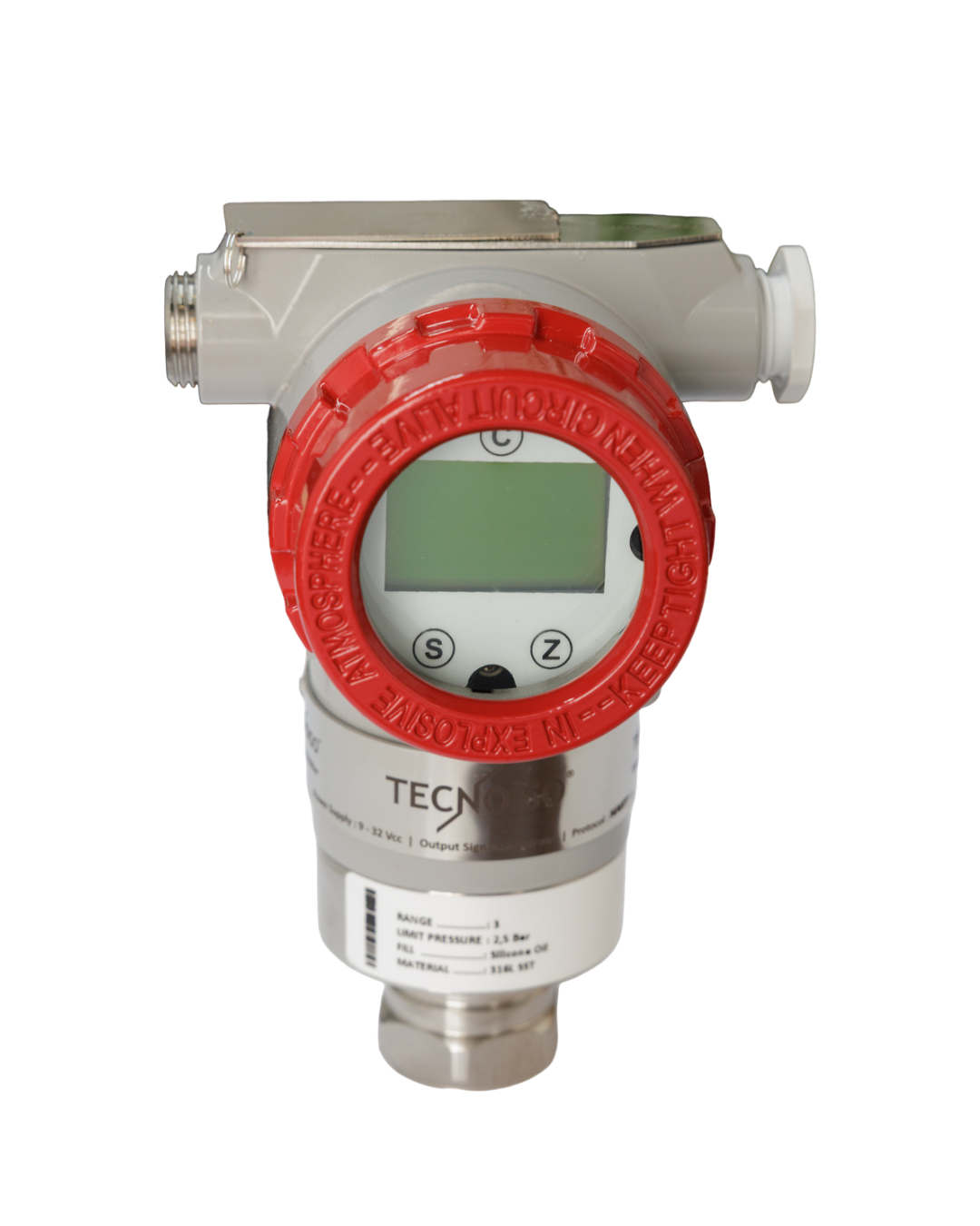 TRANSMISSOR INTELIGENTE GAUGE DE PRESSÃO E NÍVEL FLANGE TEC200-GL